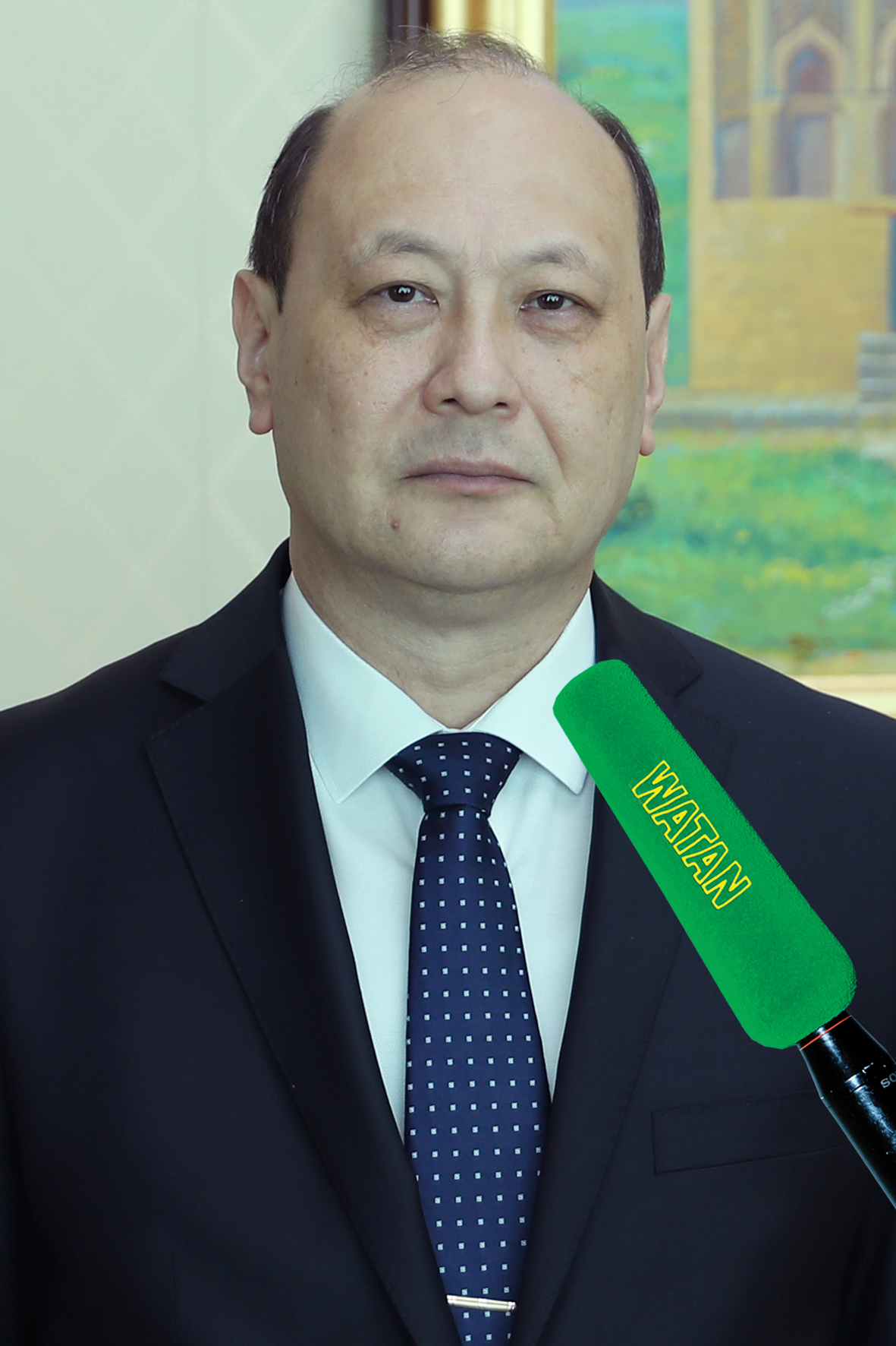 Türkmenistanyň Prezidenti Gazagystan Respublikasynyň Türkmenistandaky Adatdan daşary we Doly ygtyýarly ilçisini kabul etdi